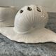 Pair of vintage Italian ceramic flowers and snails