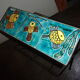 Wrought iron ceramic magazine holder with top from the 1950s - 1960s