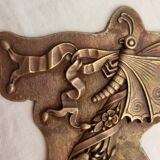 Bronze pediment