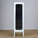 Armoire médicale vintage en fer et verre années 1970