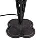Wrought Iron Mushroom Lamp with Blown Glass Shade, 1920