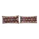 Set of 2 vintage kilim cushion covers 61x30 cm