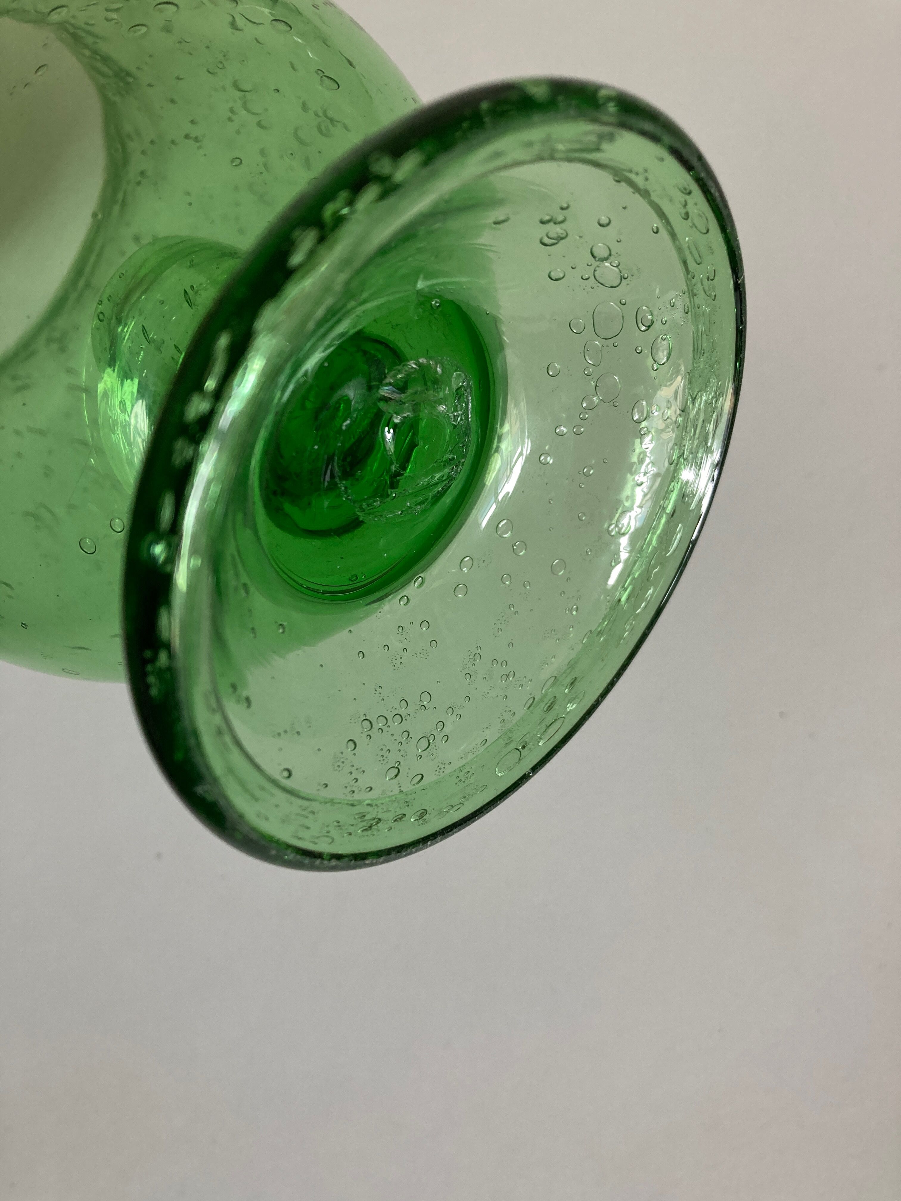 Glass garden candle holder by Biot