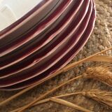 Vintage fondue plates Saint Amand