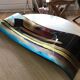 Art deco multicolored glass tray