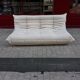 Togo beige wool sofa