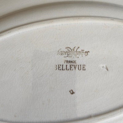 Oval dish Sarreguemines