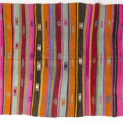 Vibrant Vintage Anatolian Kilim,Hand-Woven Wool & Cotton Rug – sku 137