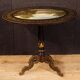 English lacquered and painted side table from 20th century