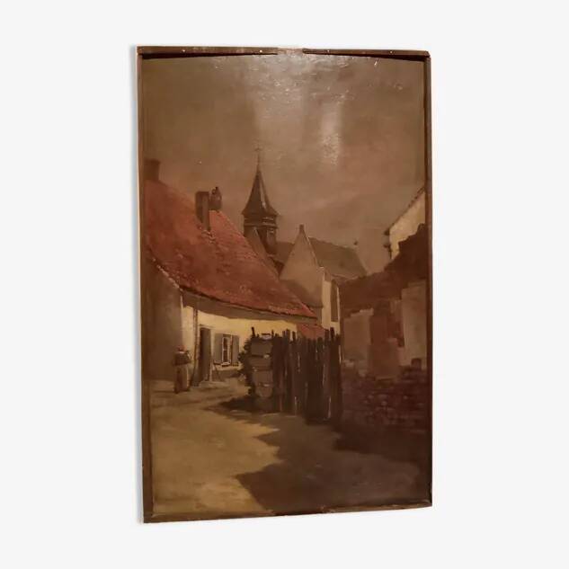 19th Century Painting - Oil on Panel - European School