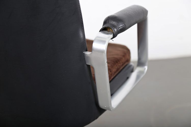 Fröscher Ib Kofod-Larsen leather office chair