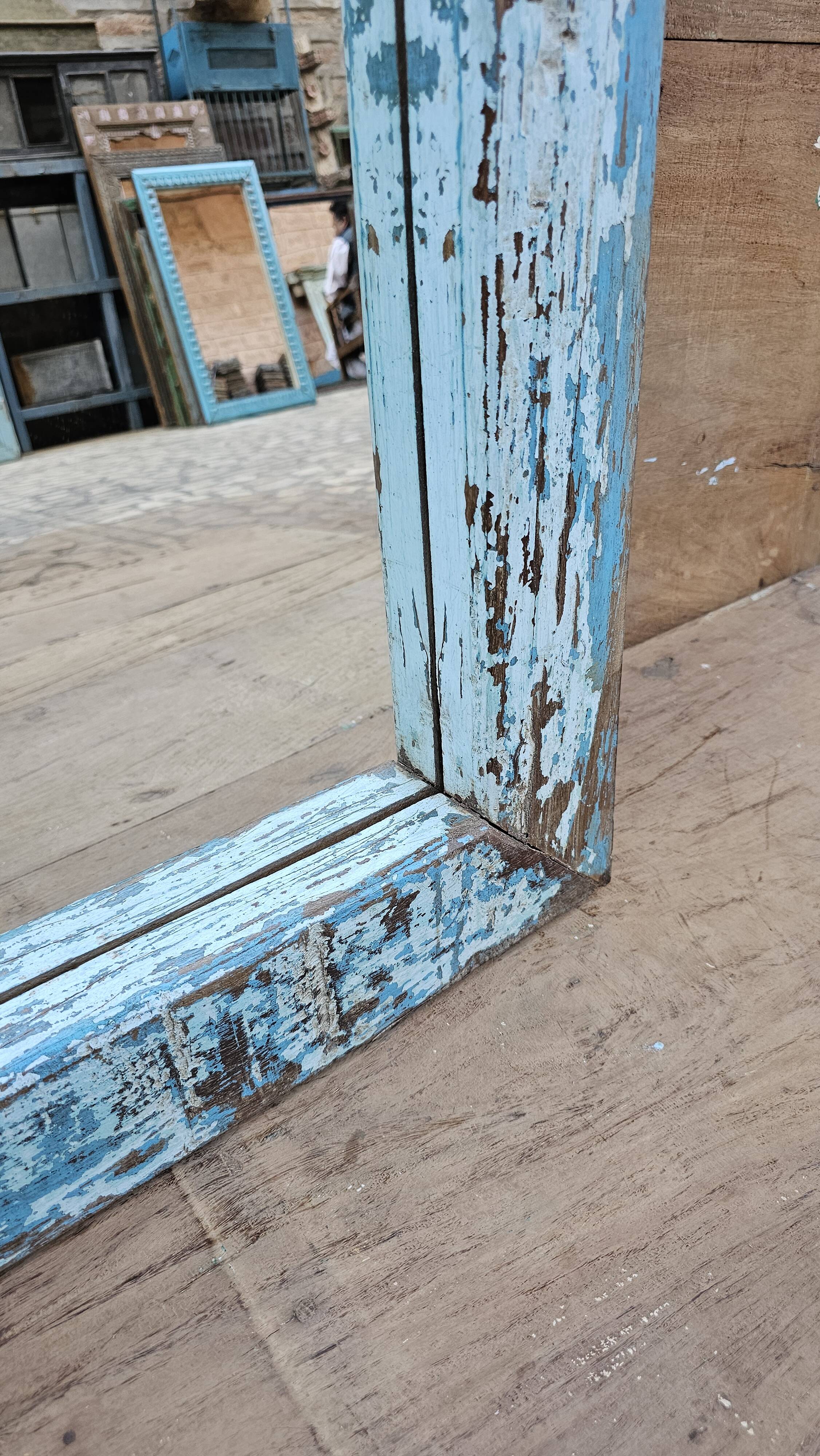 Teak mirror from Burma