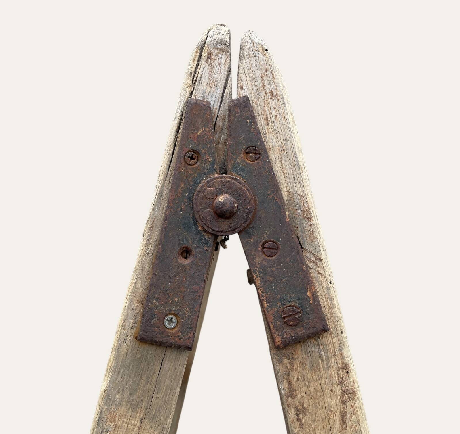 Old wooden painter's ladder