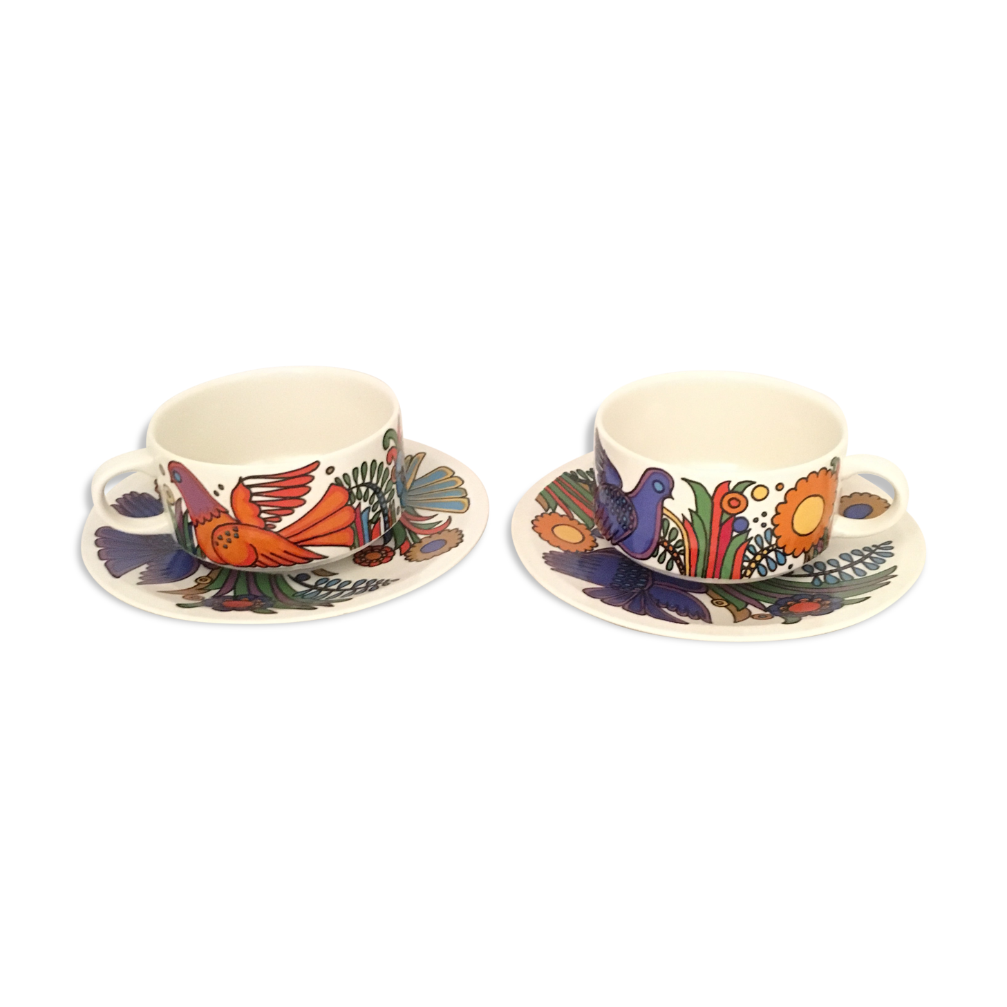 2 cups with saucers model Acapulco