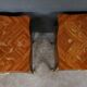Pair of bedside tables in marquetry, Louis XV style – Mid 20th century
