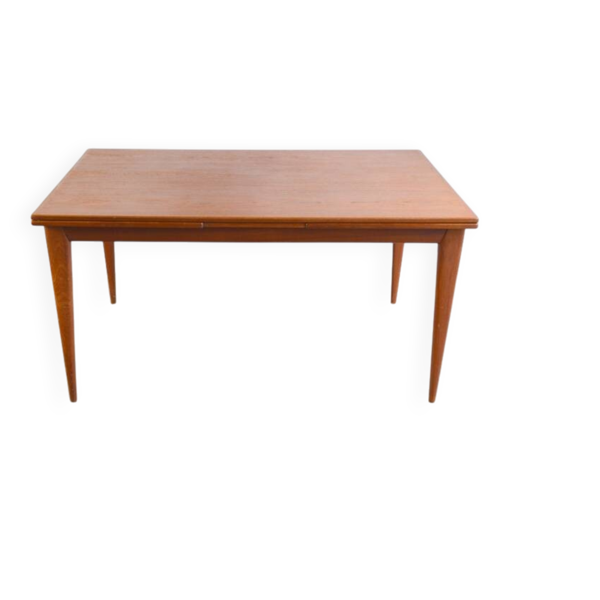 Large vintage Danish extendable table