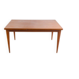 Large vintage Danish extendable table