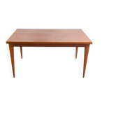 Table vintage danoise à rallonges grand modèle