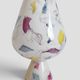 Postmodern Italian Murano Art Glass Chalice, Abstract Decoration, 1980s