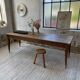 Oak farmhouse table