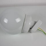1960's Wall Lamp Porcelain and Glass, Czechoslovakia