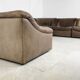 Vintage leather DS46 modular sofa by De Sede, 1970s