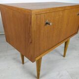 Pair of Scandinavian teak bedside tables