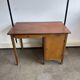 Vintage Danish desk from the 1960s with a drawer and cupboard.