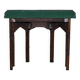 Antique Leather Studded Console Table in Gothic Pugin Style Restored
