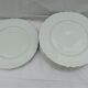 Set de 10 assiettes plates blanches Limoges