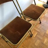 Pair of vintage folding chairs