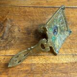 Bronze hand candlestick