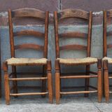 Set of 6 antique chairs