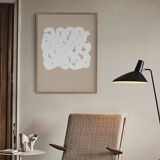 Abstract lines giclee print, 50x70cm