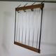 Mid-Century Teak and Metal Coat Rack, Germany, 1960s Design