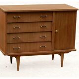 Buffet solid wood vintage 1950s