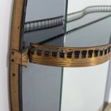 Italian Mid-Century Modern Full Length Mirror from Crystal Art, 1960s