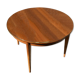 Table ronde scandinave avec verre