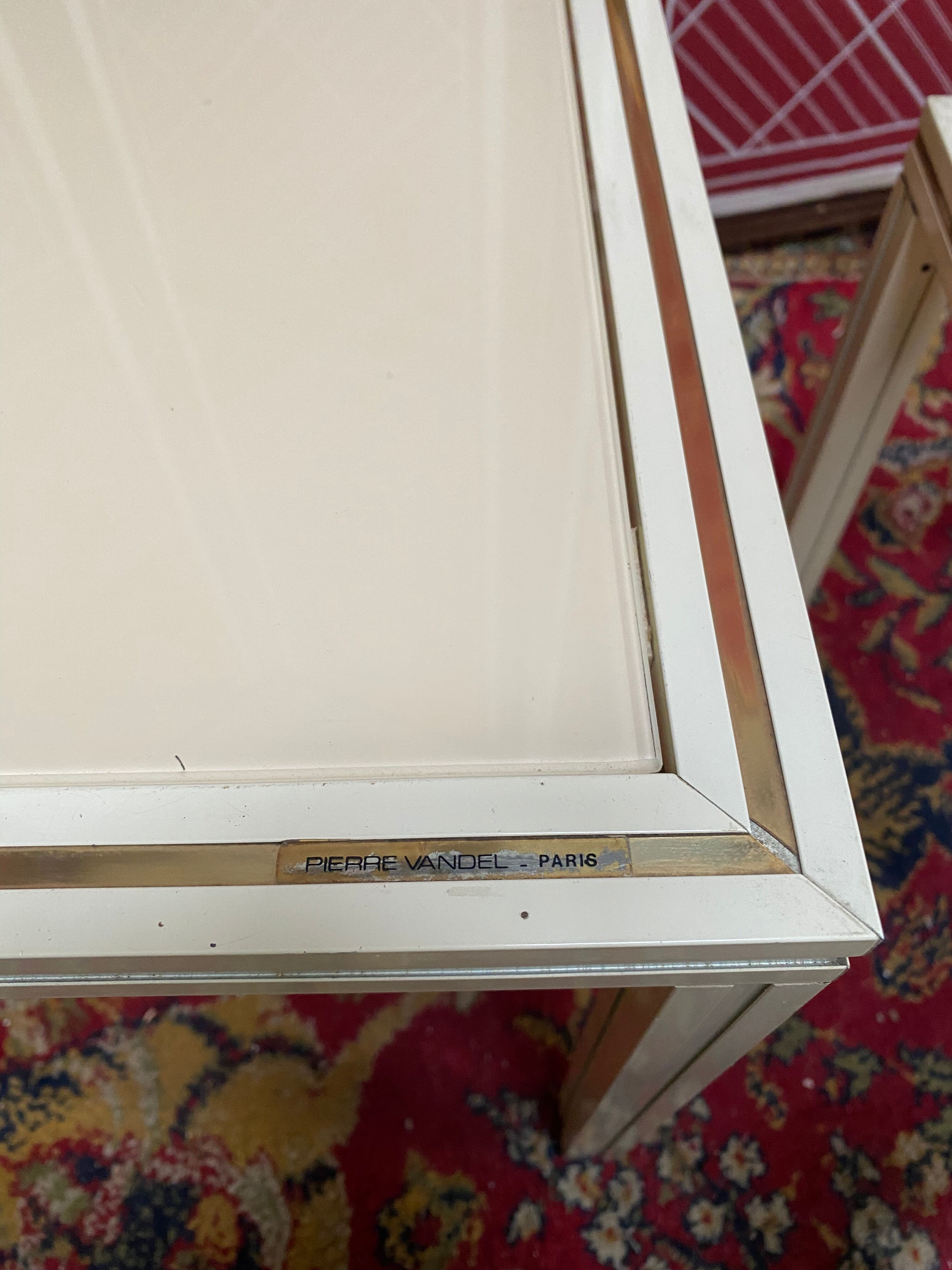 Set of 3 nesting tables by Pierre Vandel, 1970s