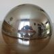 Pair of art Deco wall lamps in chrome brass shape basin 40s 50s