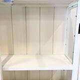 White wall display cabinet