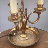 Hot water bottle lamp by goldsmith Auguste Mourier