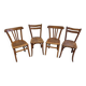 4 Baumann / Luterma bistro chairs, 1960s