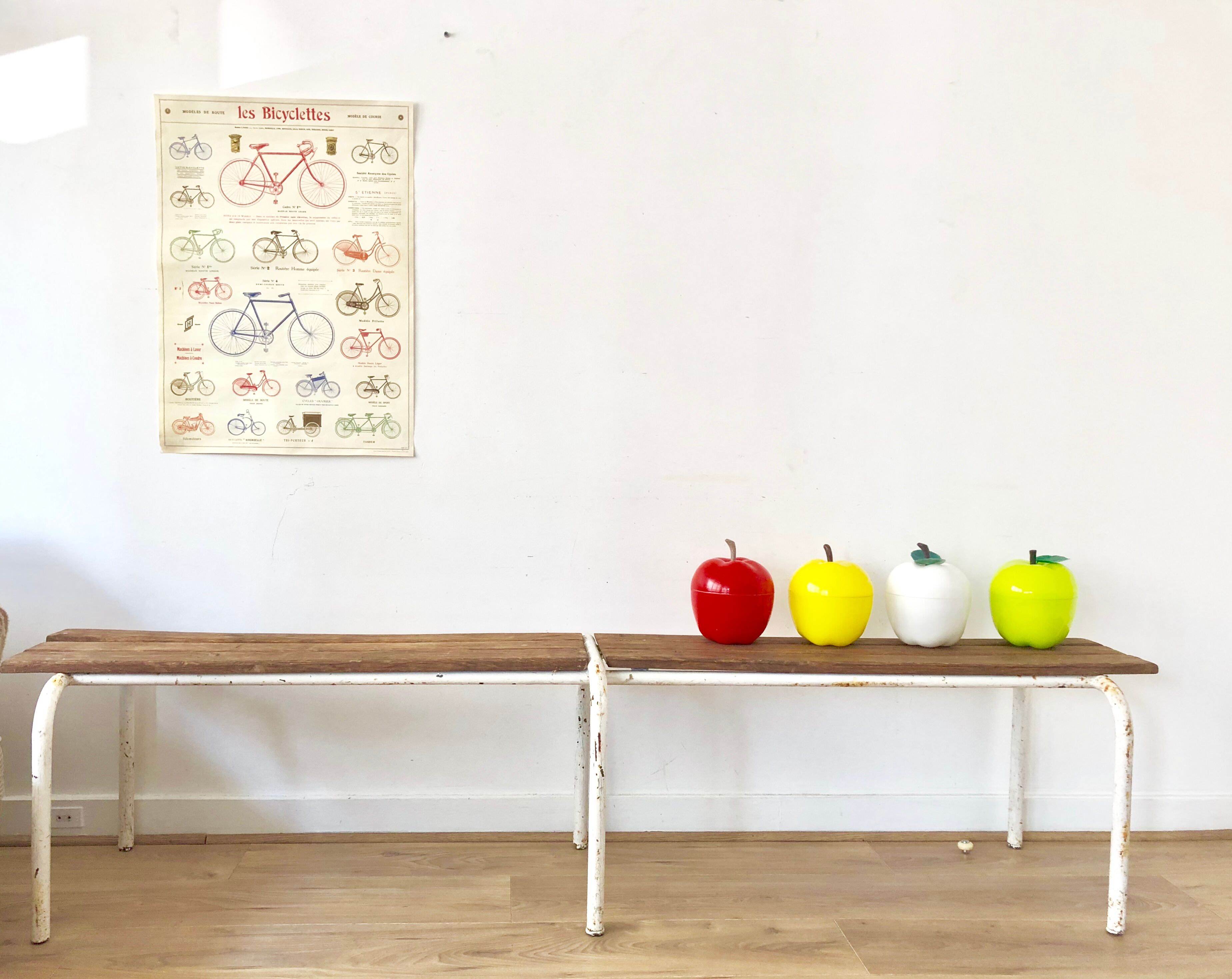 Bench vintage school years 50/60