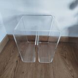 Original plexiglass side table, 1970s