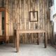 Art Deco table in solid oak (renovated)