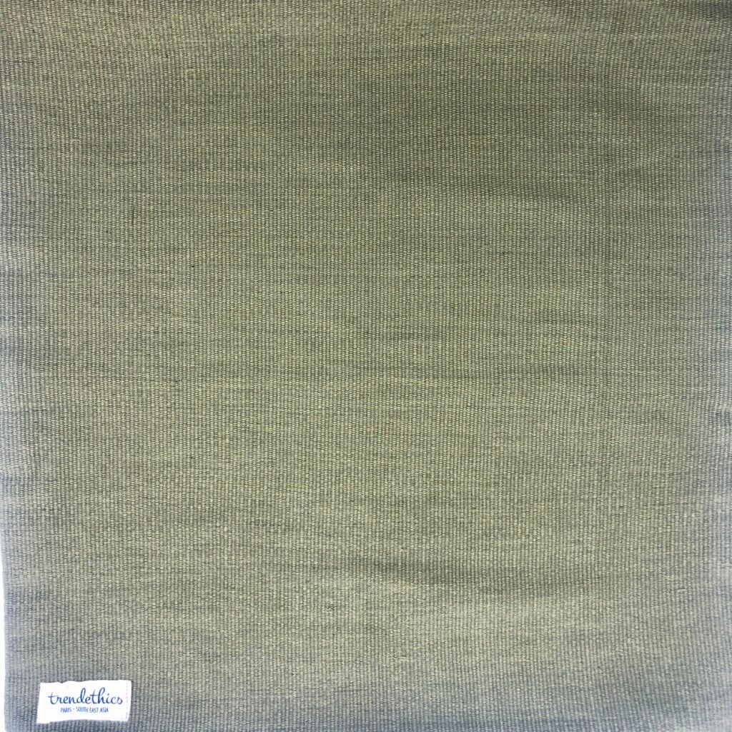 Cushion Balu Chauung white and olive 30x50cm