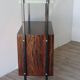 Bibliothèque vintage modulable en bois et métal, 1960