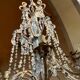 Italian Cut Crystal and Glass Beads Cage Chandelier, 1800s