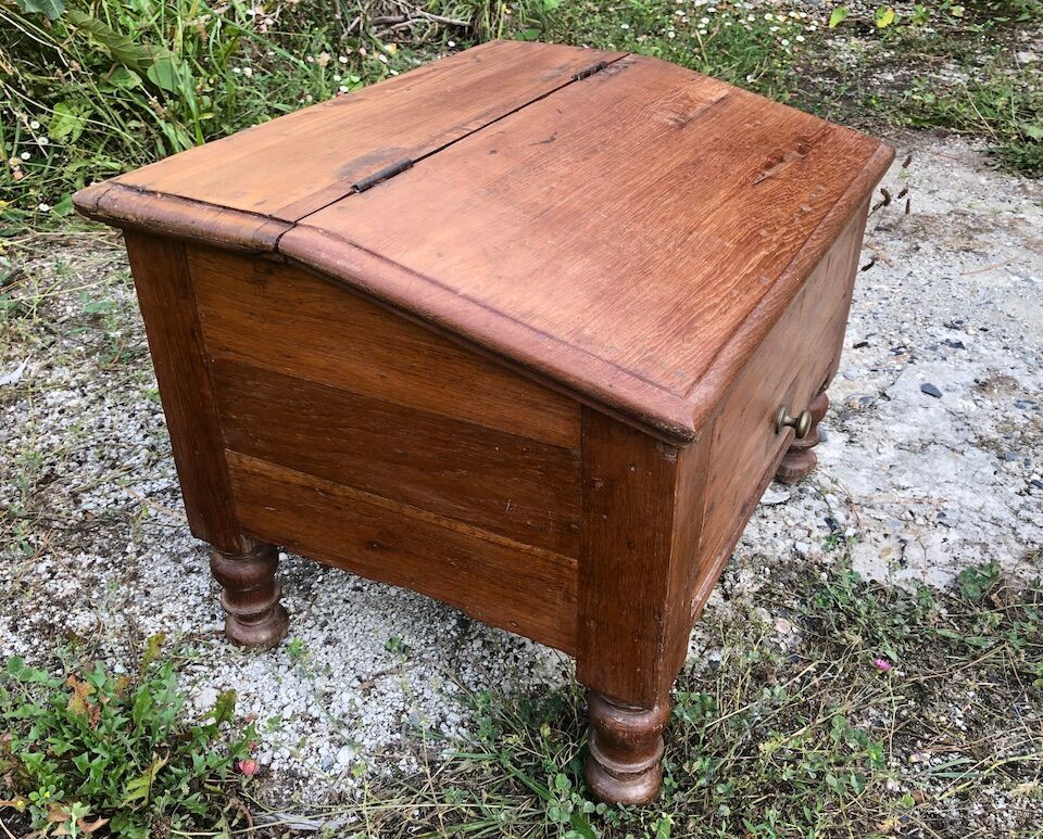 Antique teak writing desk